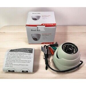 Real HD IR Eye Ball Dome Network Camera (White)